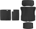 Compatible with Tesla Model 3 2024 Highland Floor Mats Cargo Liner Waterproof Anti-Slip Trunk Mat TPE Pads Model 3 2024 Highland Accessories(5pcs)