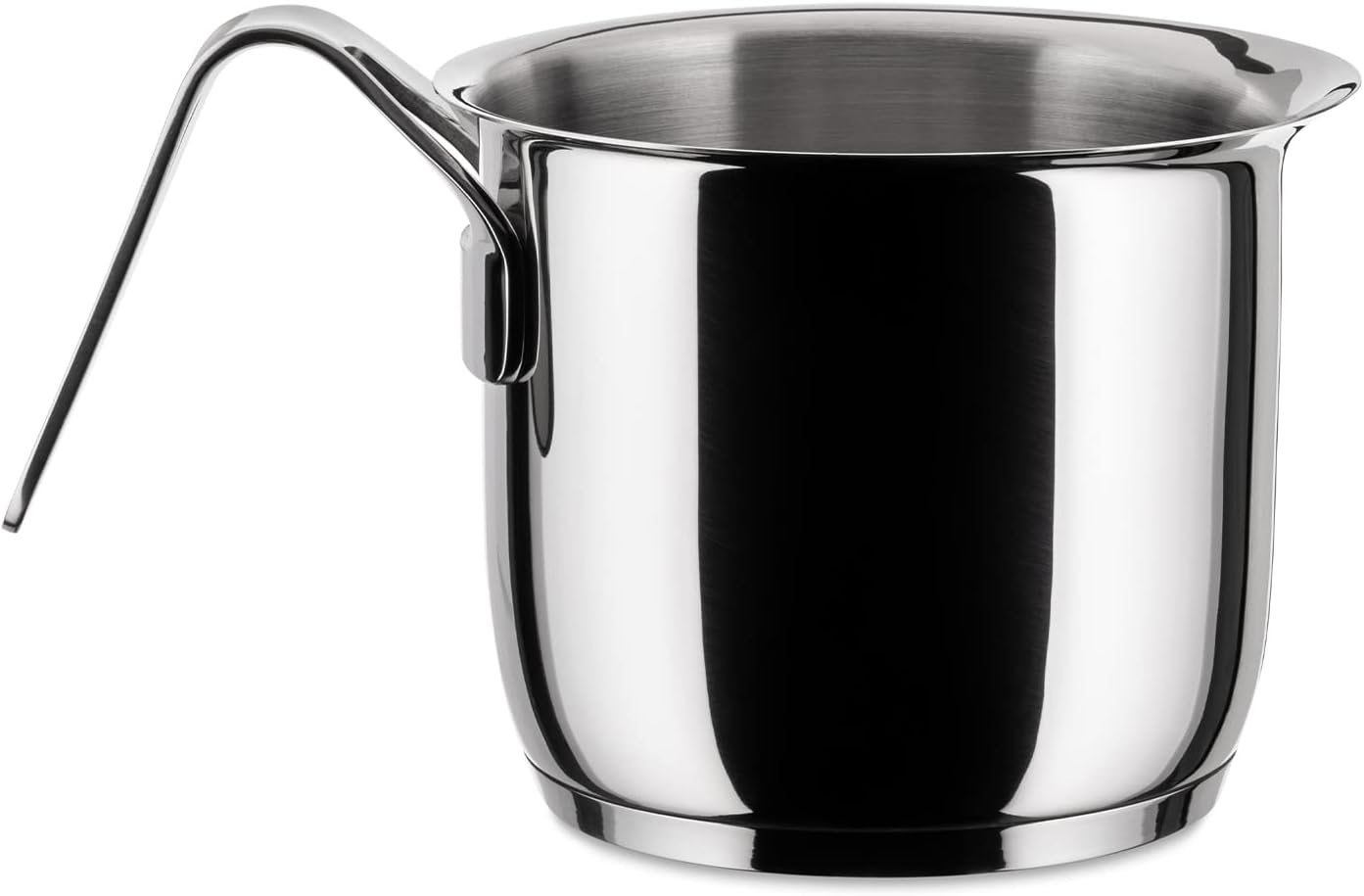 A Di Alessi,AJM302 'POTS & PANS', Milk boiler in 18/10 stainless steel mirror polished,2 qt ¼ oz