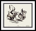 'Bambi' - Thumper and Flower Lobby Card Publicity Still - Walt Disney