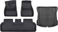 Compatible with Tesla Model 3 2023-2021 All-Weather XPE Floor Mats, LHD 3D Durable WP Non-Slip Cargo Liners Trunk(4PCS LHD Floor Mats)