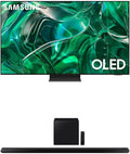 SAMSUNG 55-Inch Class OLED 4K S95C Series, Quantum HDR, Dolby Atmos, Object Tracking Sound+(QN55S95CA, 2023 Model) w/ SAMSUNG HW-S800B/ZA 3.2.1ch Soundbar, Wireless Dolby Atmos , 2022, Black