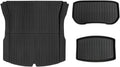 Compatible with Tesla Model 3 2024 Highland Floor Mats Cargo Liner Waterproof Anti-Slip Trunk Mat TPE Pads Model 3 2024 Highland Accessories(Trunk mats)