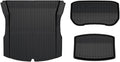 Car Floor Mats Cargo Liner Waterproof Anti-Slip Trunk Mat TPE Pads Accessories，Compatible for Tesla Model 3 2024 Highland(for 3 3Pcs Trunk Mat)