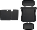 Car Floor Mats Cargo Liner Waterproof Anti-Slip Trunk Mat TPE Pads Accessories，Compatible for Tesla Model 3 2024 Highland(for 3 5Pcs Seat Mat)