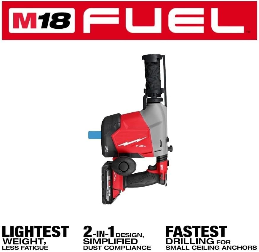 3311-22 Cordless Rotary Hammer for Milwaukee M18 FUEL 18V Overhead Rotary Hammer w/Dust Extraction - NEW