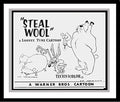 Ralph Wolf and Sam Sheepdog in 'Steal Wool' Studio Lobby Card Publicity Still - Warner Brothers
