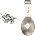 Cuisinart 11-Piece Cookware Set, Chef's Classic Stainless Steel Collection 77-11G & Stainless Steel Spoon Rest