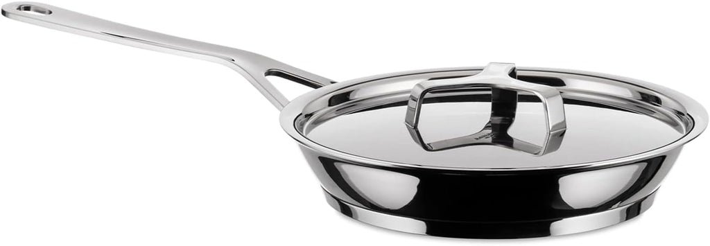A Di Alessi,AJM110/20 'POTS & PANS', Frying pan in 18/10 stainless steel mirror polished,1 qt 2 oz