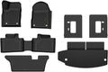 ALLGOOD TPE All Weather Car Floor Mats Fit Dodge Durango 7 Seats 2016-2025 7PCS Floor Liners for Car Black