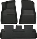 Highland Cargo Liner Floor Mats Anti-Slip Pads Waterproof Trunk Mat,Compatible with Tesla Model 3 2024 Highland Accessories(3 3Pcs Floor Mat XPE)