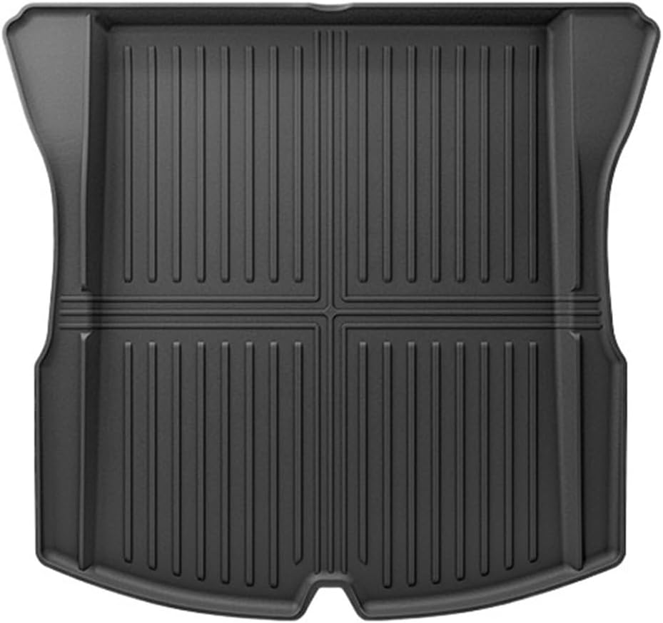 Floor Mat Compatible with Tesla Model 3+ 2024 Highland TPE Front Rear Lower Trunk Mats All Coverage Anti-Slip Cargo Liner Pads(M3 Upper Trunk Mat)