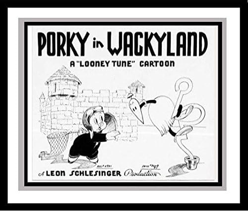 Bob Clampett Directed Classic Starring Porky Pig and the Dodo in Porky in Wackyland' Studio Lobby Card Publicity Still - Warner Brothers