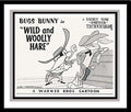 Bugs Bunny and Yosemite Sam in 'Wild and Woolly Hare' Studio Lobby Card Publicity Still - Warner Brothers