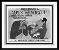 Bugs Bunny 'The Apes of Wrath' Studio Lobby Card Publicity Still - Warner Brothers