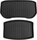 Compatible with Tesla Model 3 2024 Highland Floor Mats Cargo Liner Waterproof Anti-Slip Trunk Mat TPE Pads Model 3 2024 Highland Accessories(2pcs Trunk mat)