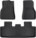 Floor Mats Compatible with Tesla Model 3 2021-2024 Highland Model Y 2017-2024 Custom All Weather Cargo Liner Trunk Accessories(My 2017-2024 FP)