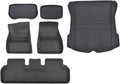 XPE Floor Mats Compatible with Tesla Model 3 Highland 2024 Model Y 2024-2017, All Weather Cargo Liner Floor Mats and Cargo Trunk Mats(6PCS M3 Highland)