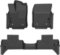 Husky Liners Weatherbeater Floor Mats | Fits 2022-2026 Toyota Tundra, Double CAB ONLY | Front & 2nd Row, 3-pc Black - 99471