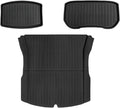 Compatible with Tesla Model 3 Highland 2024 TPE Floor Mats,RHD LHD Floor Mats All Weather Waterproof Non-Slip Cargo Liner Accessories(Trunk Mats 3pcs)