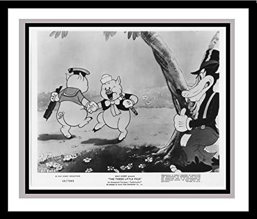 'The Three Little Pigs' Lobby Card Publicity Still Walt Disney