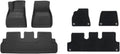 Auto Parts Compatible with Tesla Model 3 Highland XPE Floor Mats Trunk Mats All Weather Front Rear Cargo Liner Mat, Waterproof Anti-Slip Foot Pads(LHD Double mats)