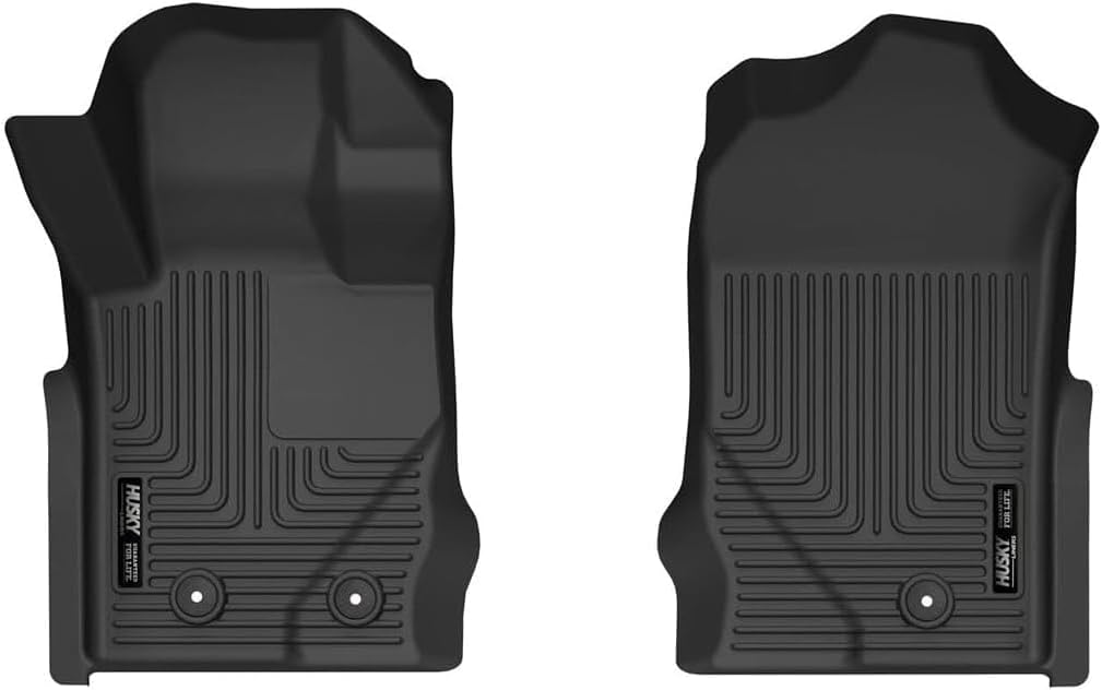 Husky Liners X-act Contour Floor Mats | Fits 2021-2026 Ford Bronco | Front Row, 2-pc Black - 55941