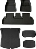 Compatible with Tesla Model 3 Highland XPE Floor Mats Trunk Mats All Weather Front Rear Cargo Liner Mat, Waterproof Anti-Slip Foot Pads(RHD Package 6PCS)