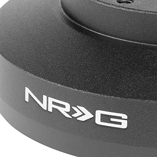 NRG Innovations SRK-195H Steering Wheel Hub Adapter(Aluminum, Black, 74mm 6-Bolt) Works with 84-93 Mercedes-Benz 190E W201 2.3L/2.6L