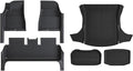 Fully Protection Floor Liners 2024 2025 Compatible with Tesla Model 3 Highland Floor Mats with Door Sill Protector Front Rear Cargo Liner(6PCS Floor Trunk)