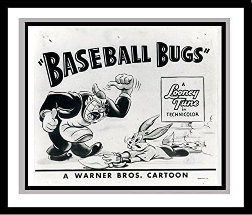 Bugs Bunny in 'Baseball Bugs' Studio Lobby Card Publicity Still - Warner Brothers