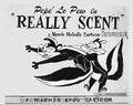 Pepe le Pew in'Really Scent'. Directed by Abe Levitow. Released on June 27, 1959. Studio Lobby Card Publicity Still - Warner Brothers