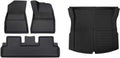 Compatible with Tesla Model 3 Highland 2024 XPE Floor Mats Cargo Liners All Weather Trunk Floor Mat Waterproof Left Right Hand Drive(4PCS RHD)