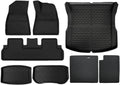 for Tesla Model 3 Highland 2024 XPE Floor Mats，LHD RHD All Weather Anti-Slip Waterproof Trunk Mat Cargo Liners Accessories(2024 RHD 8PCS)