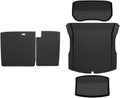 TPE Floor Mats Compatible with Tesla Model 3 2024 Highland Cargo Liner Waterproof Anti-Slip Trunk Mat Pads Model 3 2024 Highland Accessories(4pcs Back Sets)
