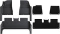 TPE Floor Mat with Door Sill Protector Compatible for Tesla Model 3 Highland 2025 2024 Floor Trunk Mats Cargo Liner(DLFM-3PCS)