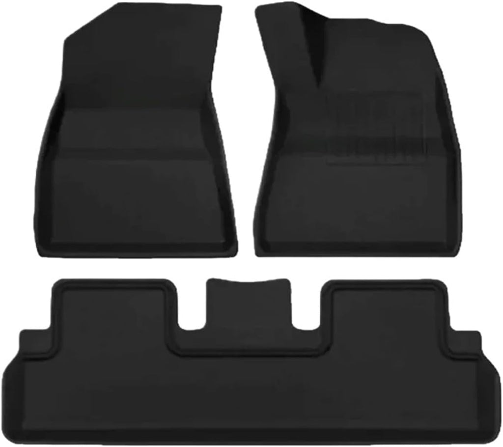 Compatible with Tesla Model 3 2024 XPE Floor Mats All Weather Floor Mats Front Rear Frunk Cargo Liner Set(3PCS RHD)