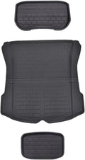 3D Floor Mats Compatible with Tesla Model 3 Highland 2024, All Weather Waterproof LHD XPE Front Rear Trunk Cargo Liner Mat Accessories(3PCS Trunk Mats)