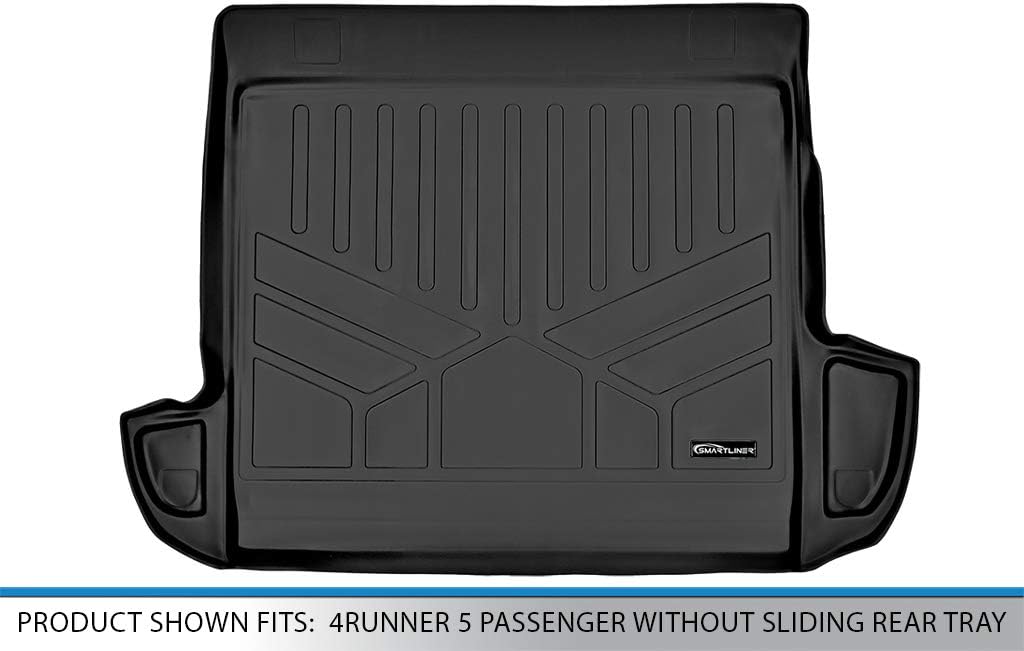 SMARTLINER Cargo Trunk Liner Floor Mat Behind 2nd Row Compatible with 2010-2012 Toyota 4Runner
