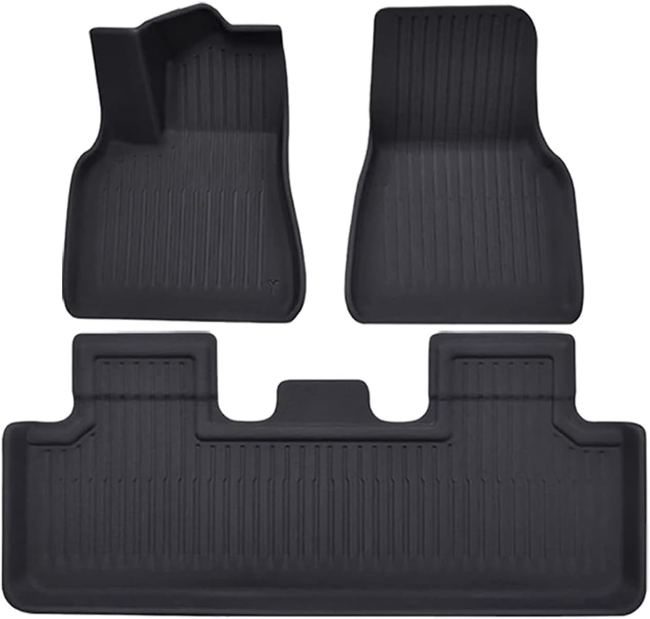 XPE Floor Mats Compatible with Tesla Model 3 2024 / Model Y 2024-2017, All Weather Cargo Liner Floor Cargo Trunk(3PCS My 17-24)