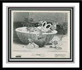 'Cinderella' Lobby Card Publicity Still - Walt Disney - The Mice are Making Cinderella's Gown