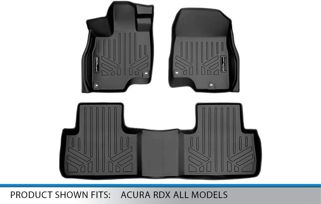 MAXLINER Custom Fit Floor Mats 2 Row Liner Set Compatible with 2019-2025 Acura RDX
