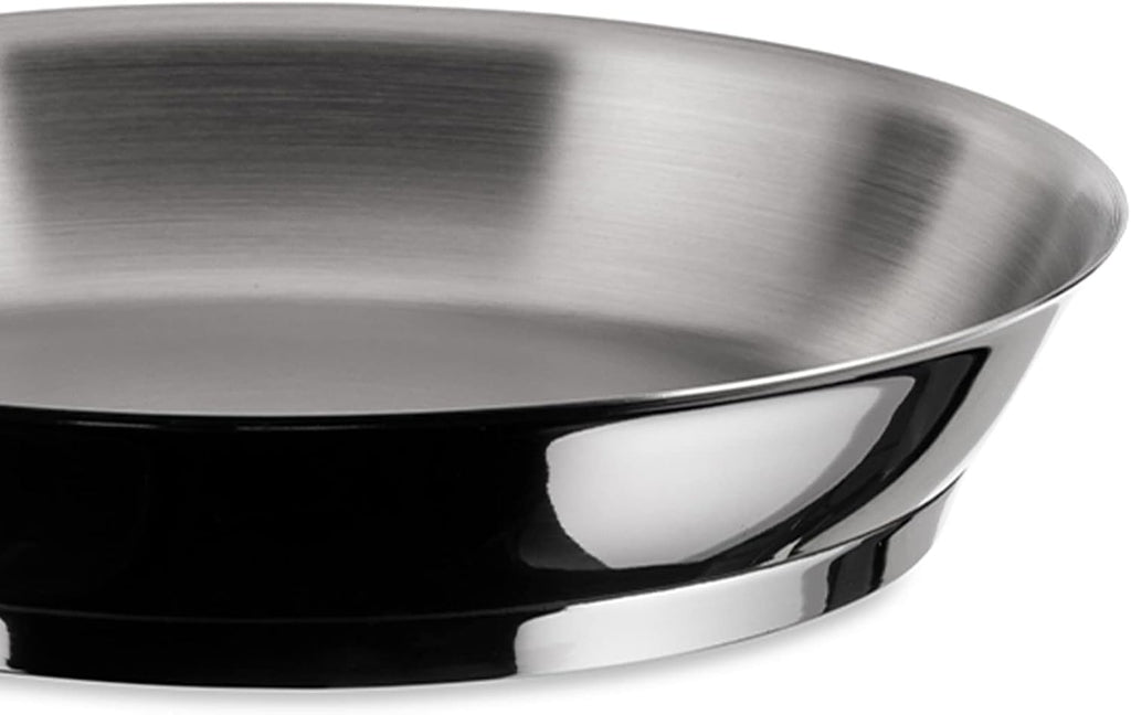 A Di Alessi,AJM110/20 'POTS & PANS', Frying pan in 18/10 stainless steel mirror polished,1 qt 2 oz