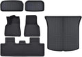 XPE Floor Mats Compatible with Tesla Model 3 Highland 2024 / Model Y 2024-2017, All Weather Cargo Liner Floor Mats and Cargo Trunk Mats(6PCS My 17-24)