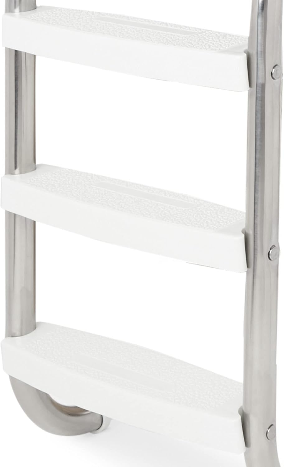 SWIMLINE HYDROTOOLS Stainless Steel Pool Ladder – Heavy Duty Swimming Step Accessory, In-Ground, 52.5'