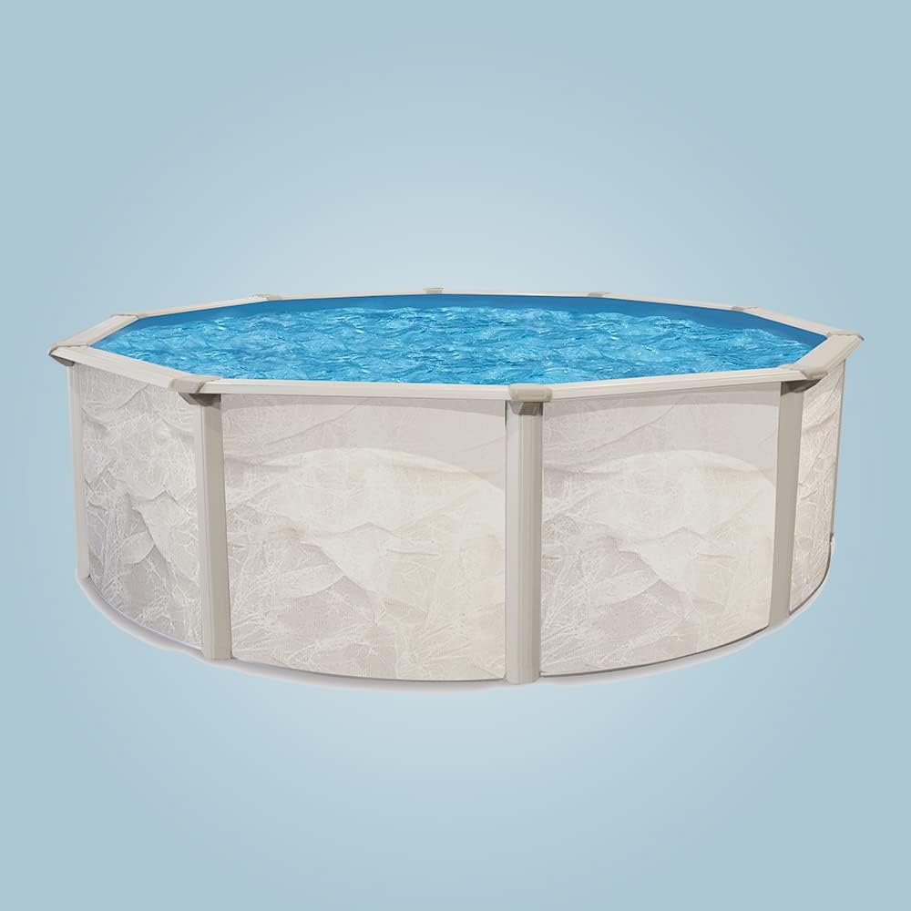 Generic Boulder 24' x 52 ATS+ Easy-Build Steel Above Ground Swimming Pool Kit by WaterThat