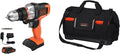 BLACK+DECKER 20V MAX Matrix Cordless Drill/Driver with Tool Tote Bag, Wide-Mouth (BDCDMT120C & BDCMTSB)