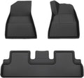 2024 Compatible with Tesla Model 3 Highland Floor Mats XPE All Weather Front Rear Cargo Liner Mat Waterproof Anti-Slip 3D Trunk Mats(3pcs Model 3 RHD)