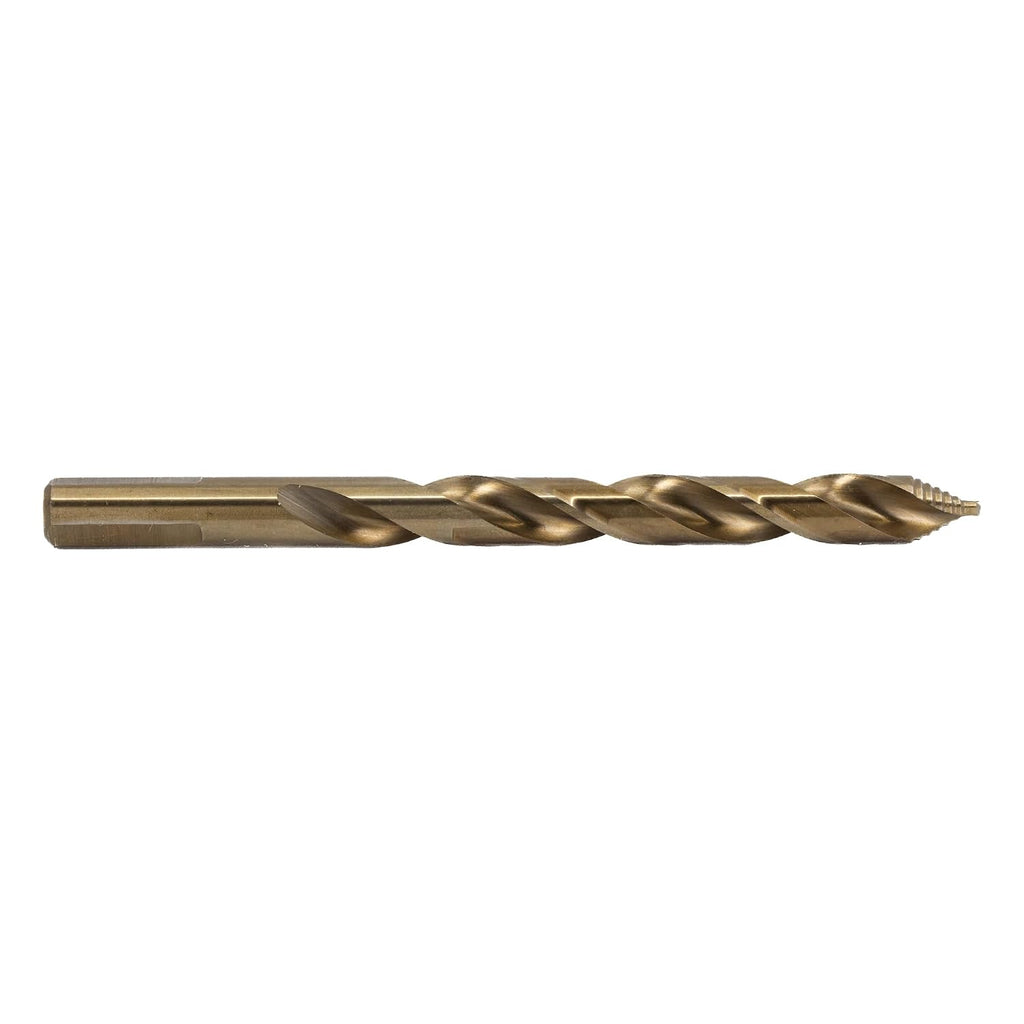 Drill America 29 Piece Cobalt Stepped Point Drill Bit Set in Round Case w/Gold Oxide Finish for Drilling Acrylic, Steel, Hard Metals, Sizes 1/16' to 1/2' x 64ths, GSC Series ZMGSC29J-PC