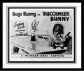 Bugs Bunny and Yosemite Sam in 'Buccaneer Bunny' Studio Lobby Card Publicity Still - Warner Brothers