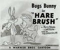 Bugs Bunny and Elmer Fudd in'Hare Brush', Studio Lobby Card Publicity Still - Warner Brothers
